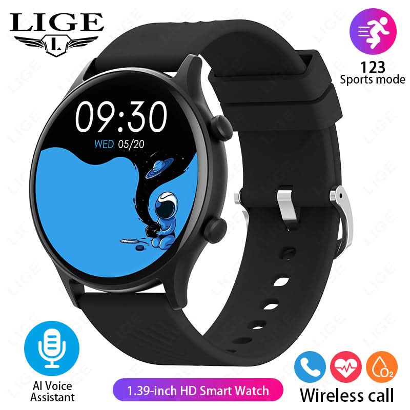 Smartwatch for Men – Outdoor Sports Fitness Tracker, Heart Rate & Blood Oxygen Monitor