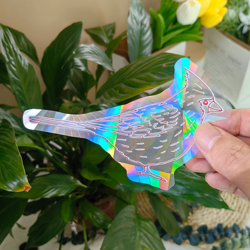 Rainbow Prism Window Film Sticker – Colorful Suncatcher, Self-Adhesive PVC Glass Decor