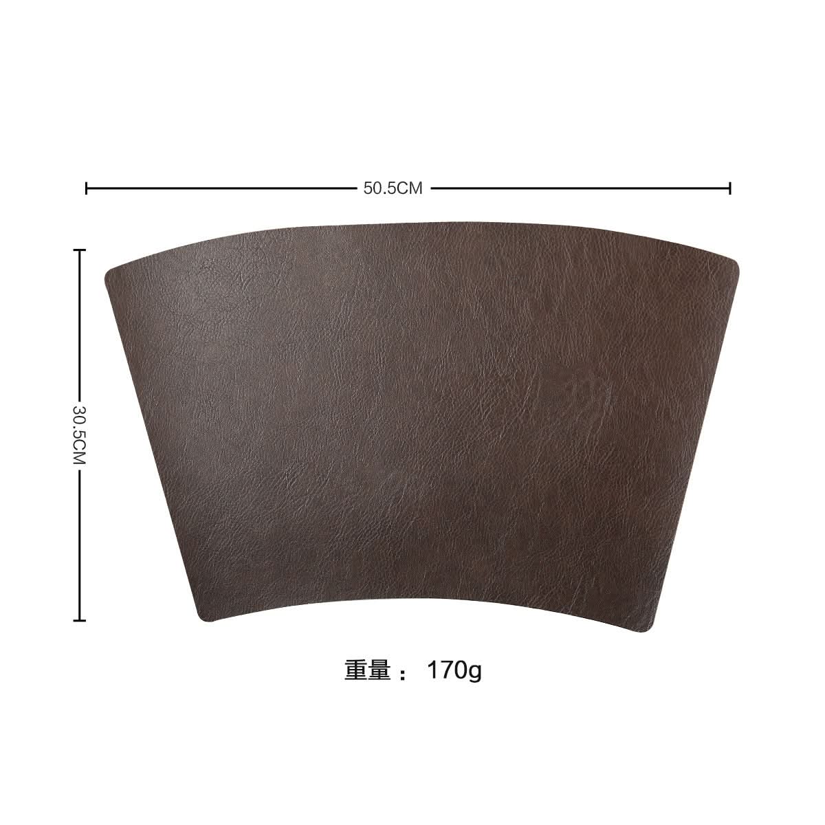 Nordic Style Leather Placemats & Coasters