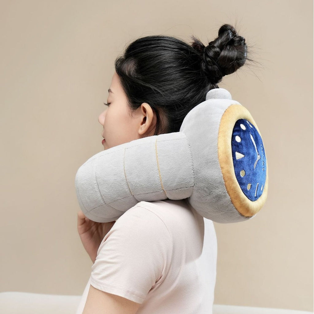 U-Shaped Travel Neck Pillow – Memory Foam Support Cushion for Airplane & Side Sleeping