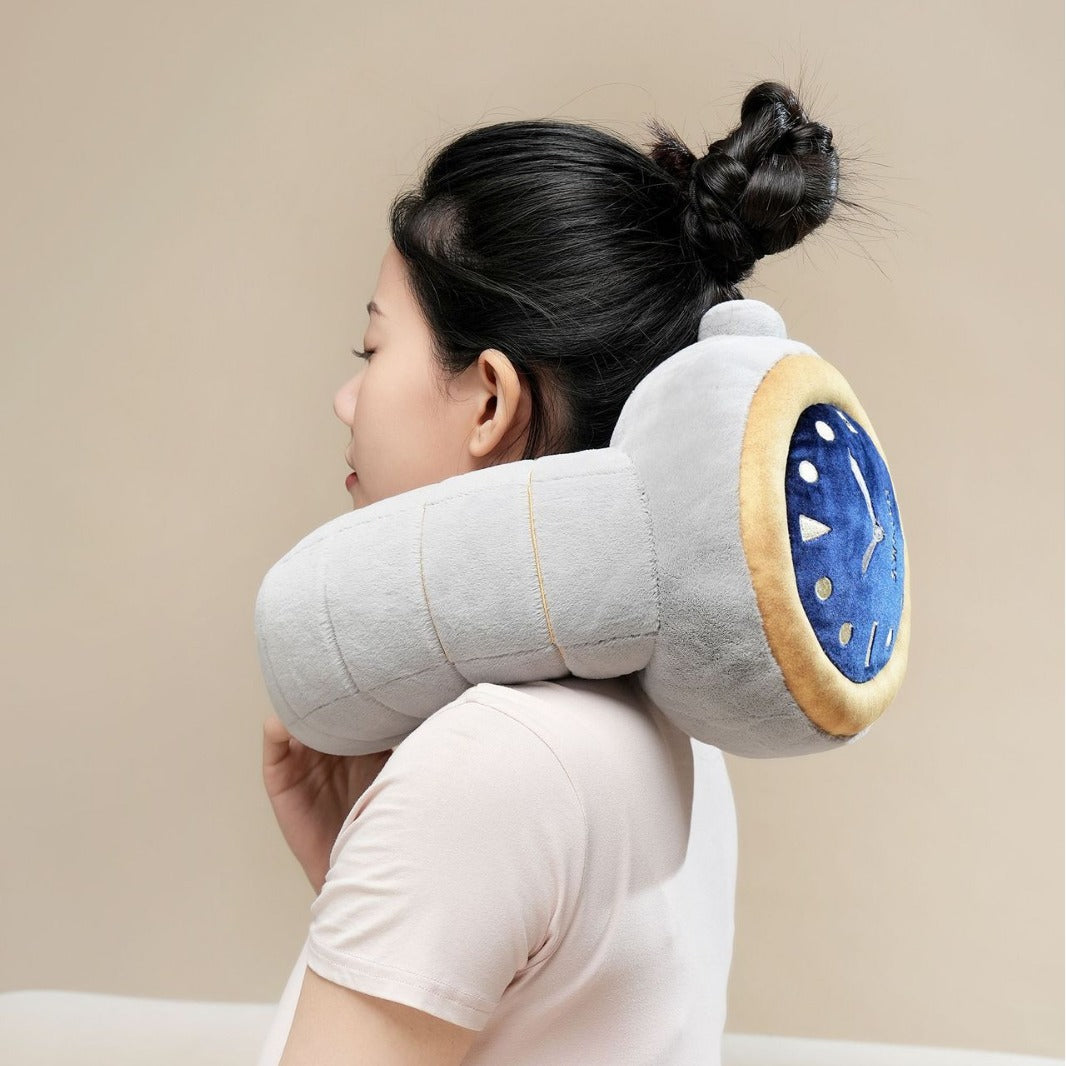 U-Shaped Travel Neck Pillow – Memory Foam Support Cushion for Airplane & Side Sleeping