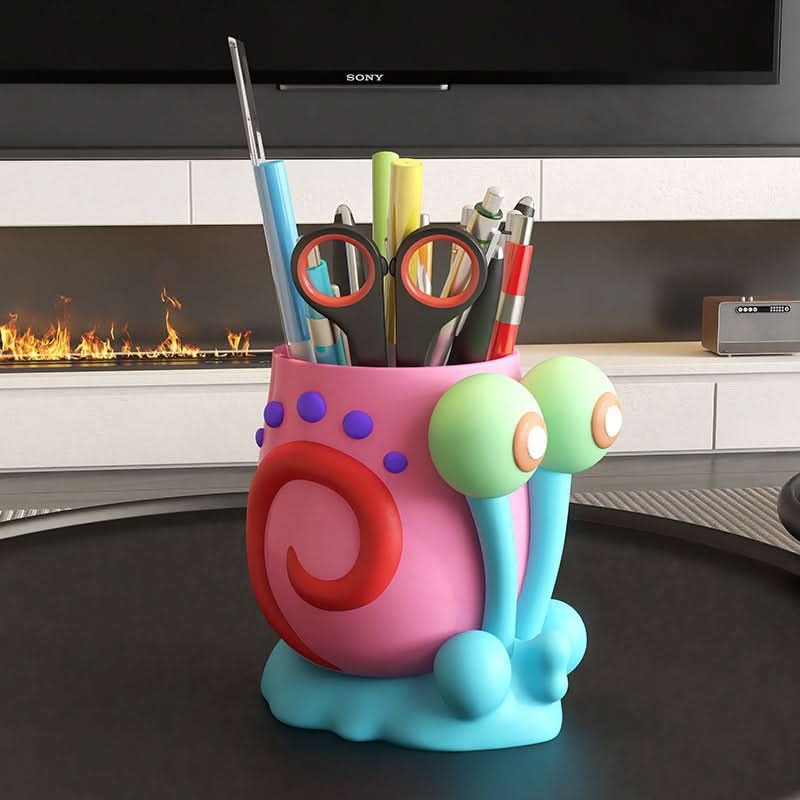 Adorable Snail Pen Holder & Storage Box
