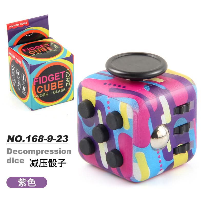 Rainbow Anti-Anxiety Fidget Cube Toy