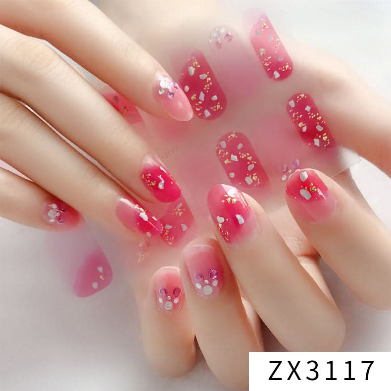 3D Star Diamond Nail Stickers Set