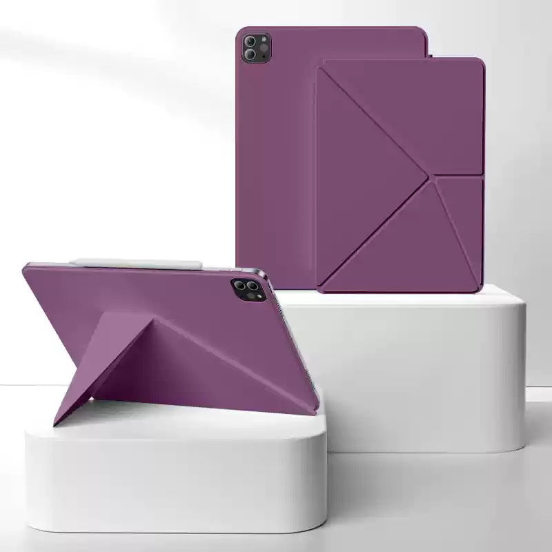 Magnetic iPad Case – K-Fold Stand Cover for iPad 10th Gen, Air, Mini, Pro (8.3"–13")