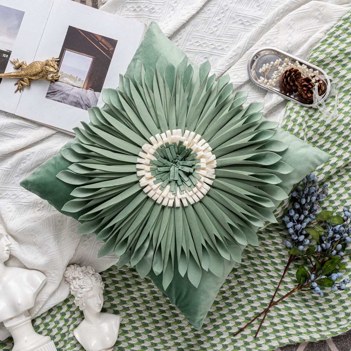 Sunflower Pillowcase - Small Daisy & Sunflower Design