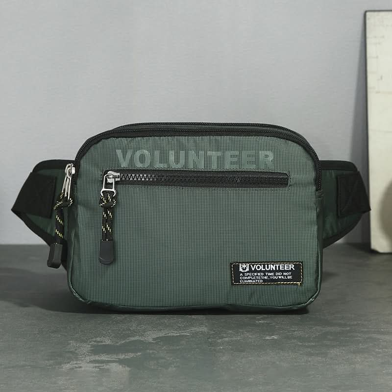 Men’s Waterproof Waist Bag – Multi-Layer Outdoor Chest Pack & Running Messenger Bag