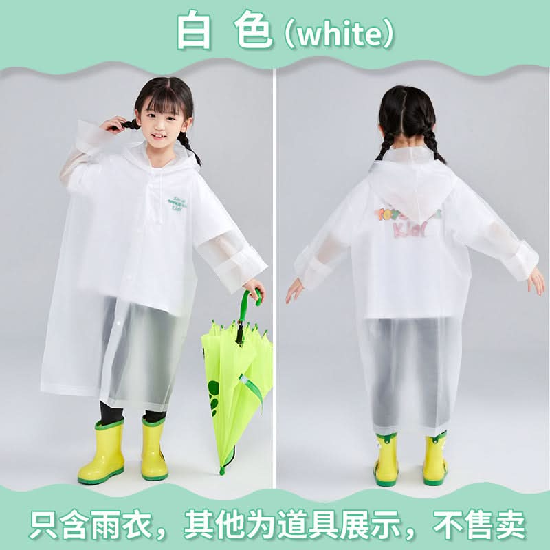 Reusable Full-Body Raincoat for Women & Kids – Lightweight, Waterproof