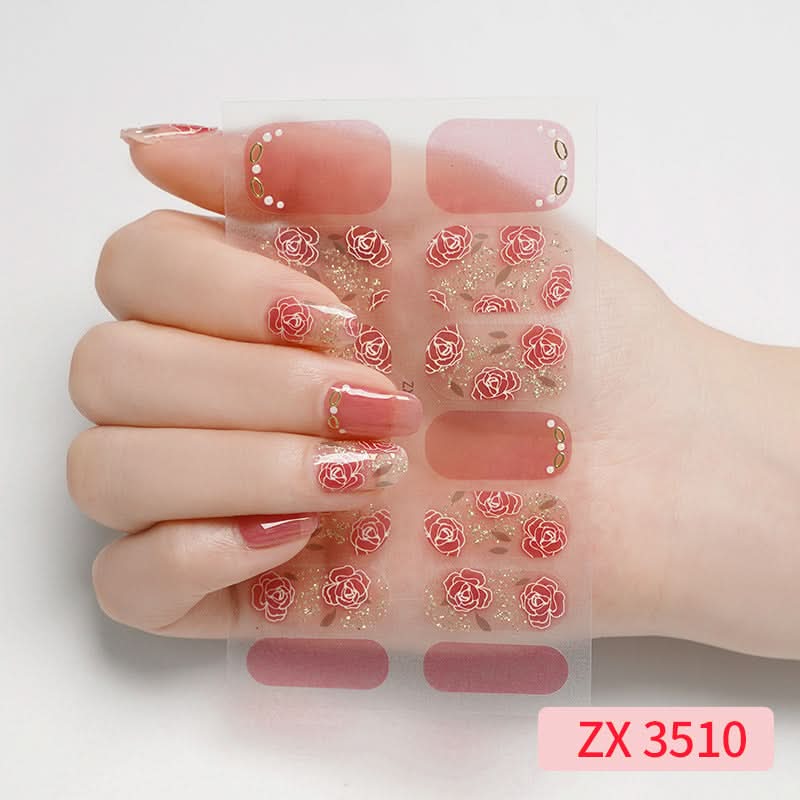 3D Star Diamond Nail Stickers Set