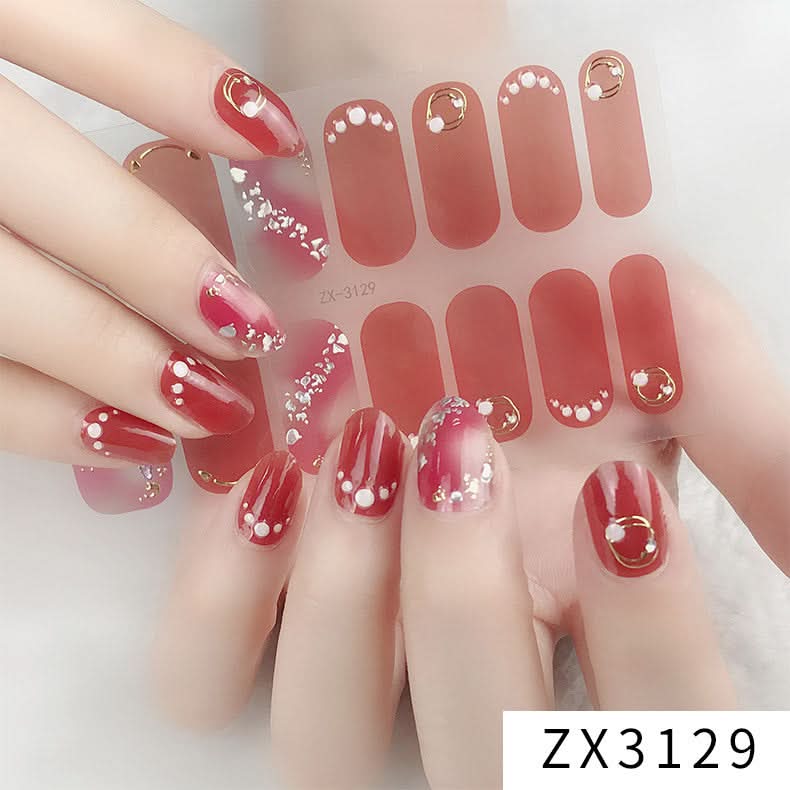 3D Star Diamond Nail Stickers Set