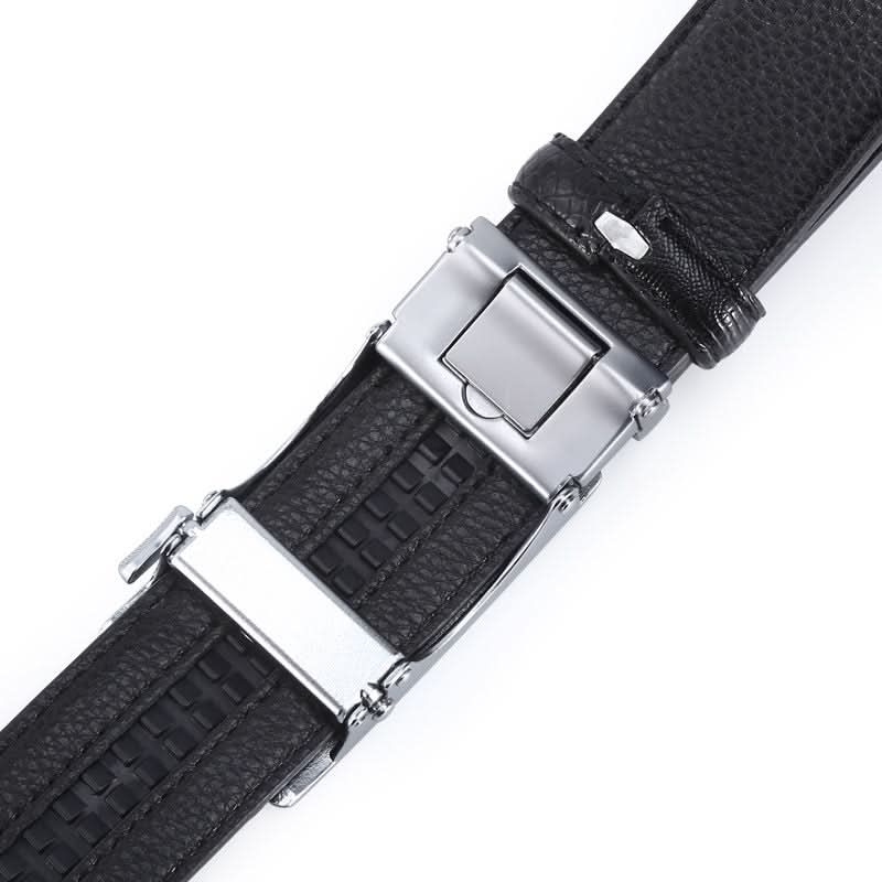 Crocodile Pattern Leather Belt for Men