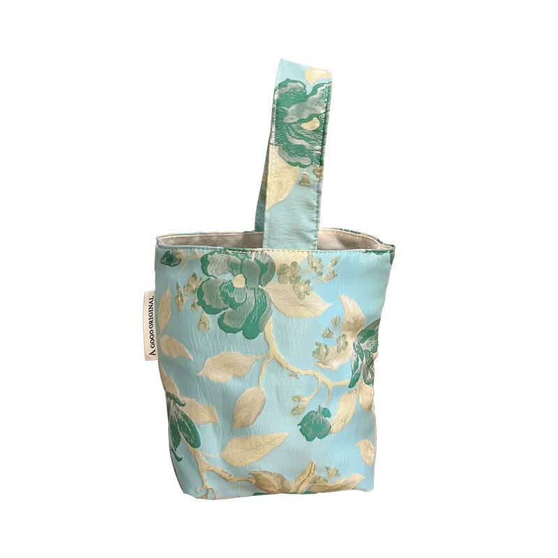 Small Floral Print Bucket Bag – Casual Women’s Handbag