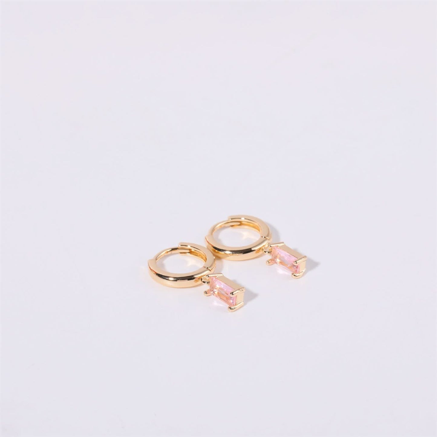 Birthstone Hoop Earrings for Women – Crystal Hoops, Retro Chic Style