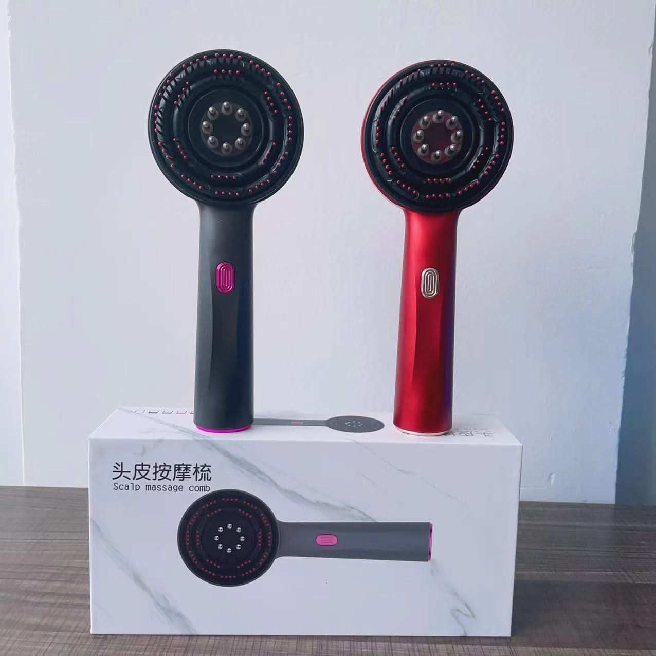 Electric Scalp Massage Comb with Red Light Therapy
