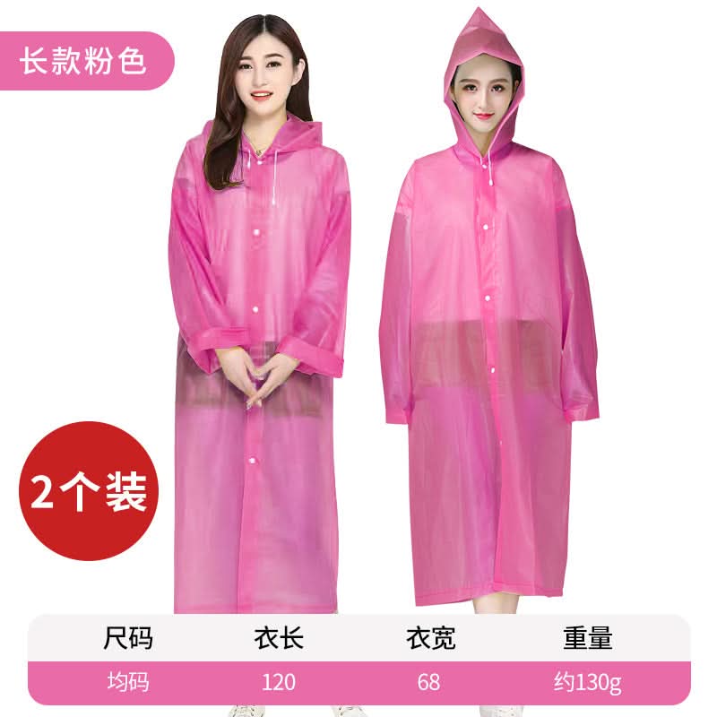 Reusable Full-Body Raincoat for Women & Kids – Lightweight, Waterproof