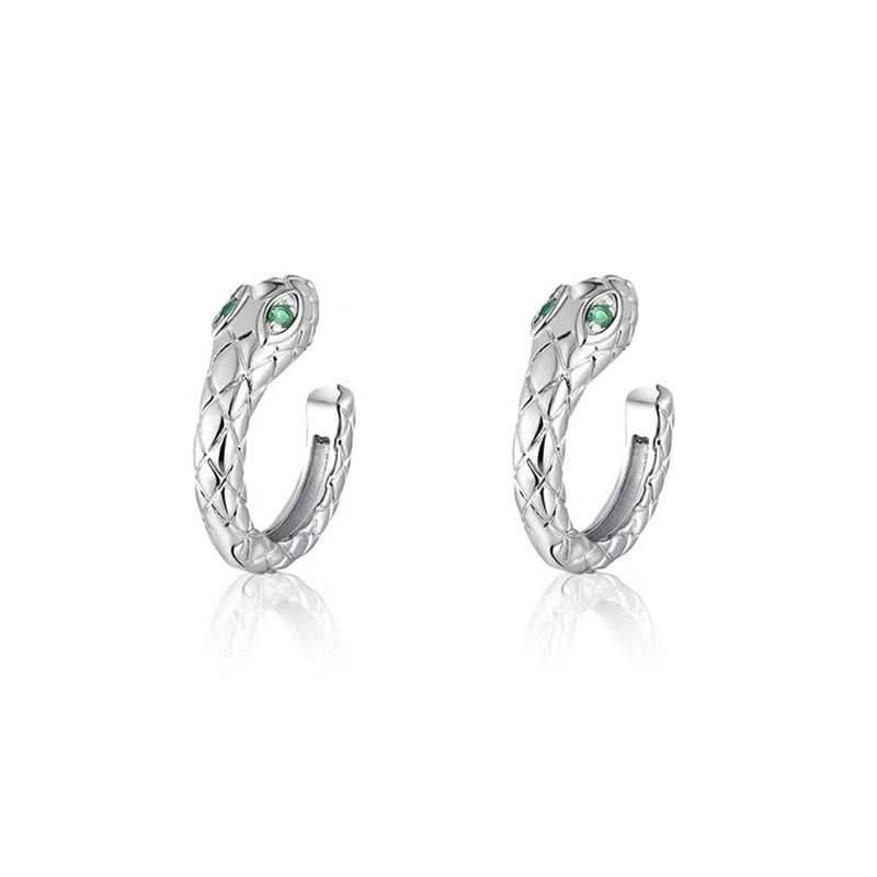 Men's Snake Ear Clips, Non-Pierced Style