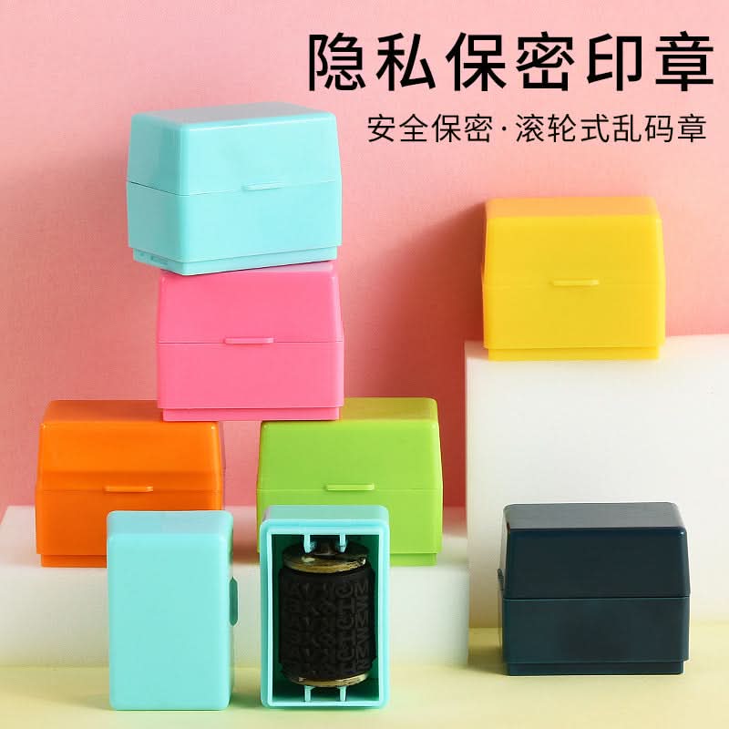 Privacy Roller Stamp for Confidential Documents