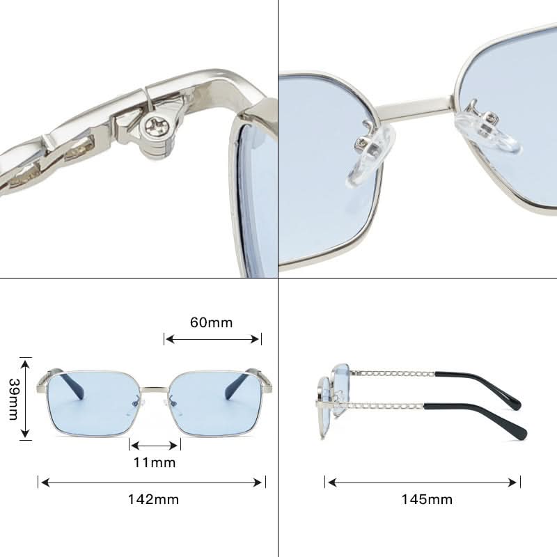 High-End Square Frame Sunglasses for Men