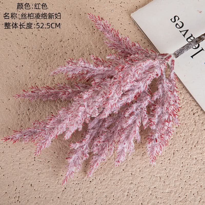 Set of 2 pcs. Artificial Wedding Flower & Green Plant