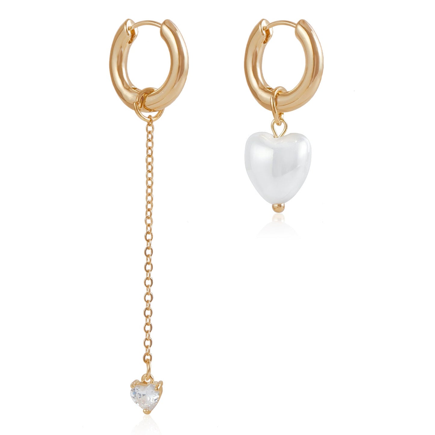 Tassel Heart Drop Earrings – Fashionable Pendant Design for Women