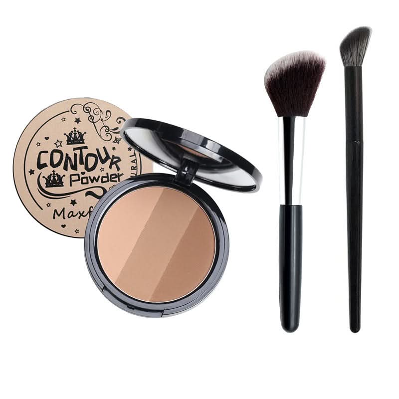 Maxfine 3D Contour Powder – Matte, Long-Lasting Face Sculpting
