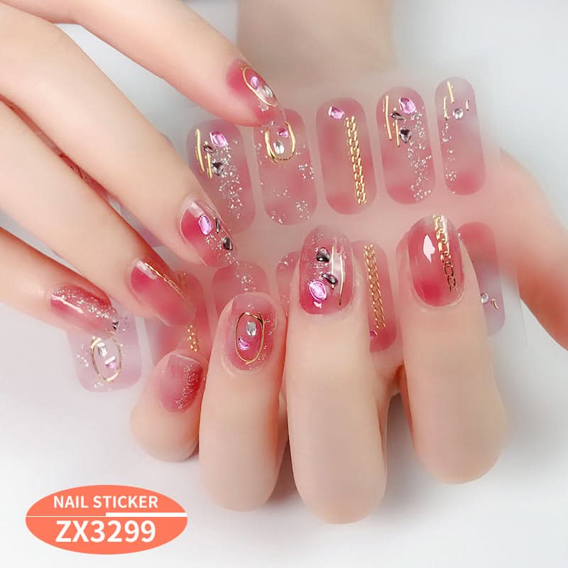 3D Star Diamond Nail Stickers Set