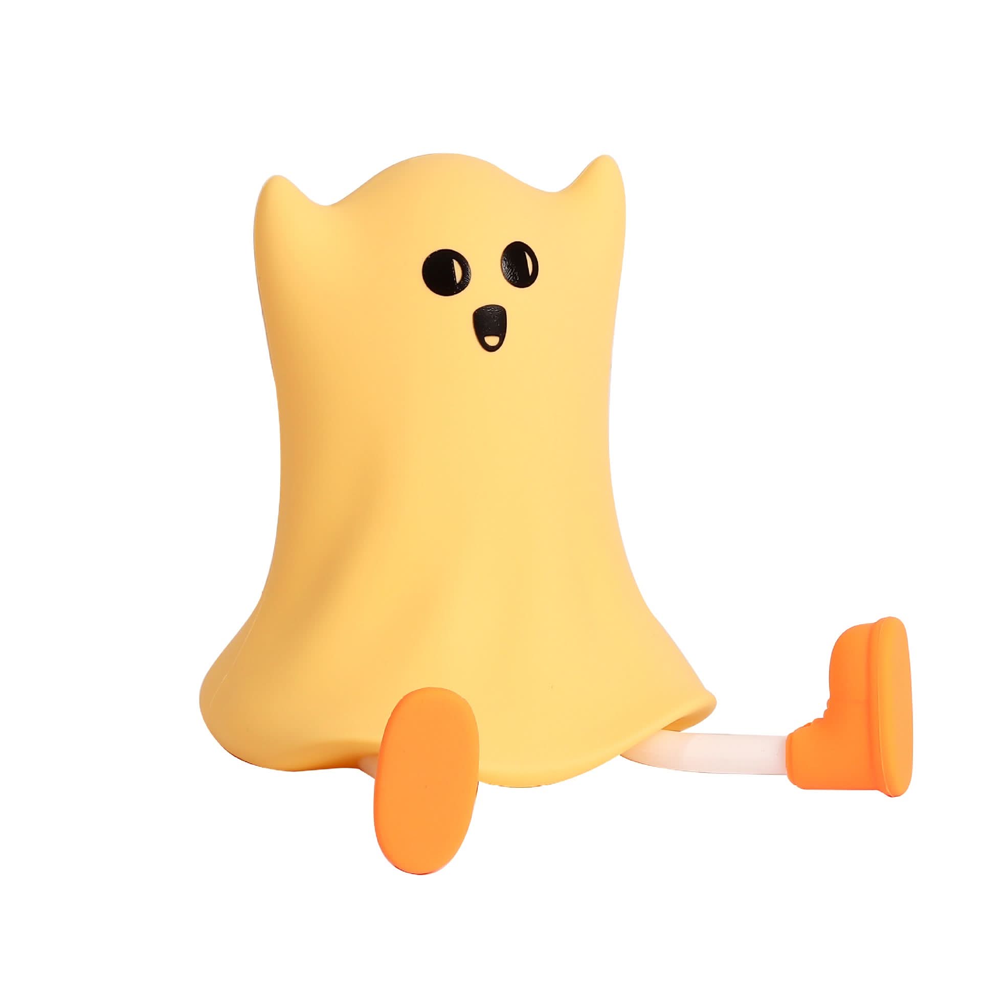 Rechargeable Ghost Silicone Night Light – Cute LED Pat Lamp