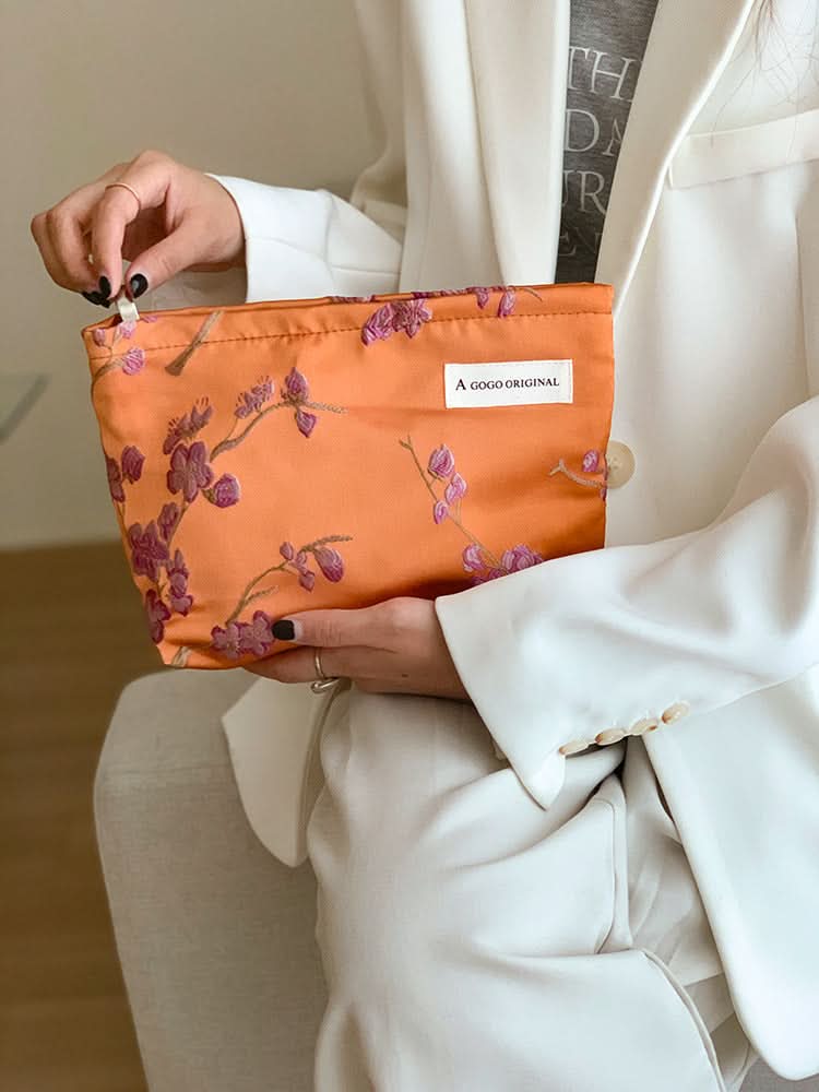 Cosmetic Bag – Floral Travel Toiletry Organizer for Women