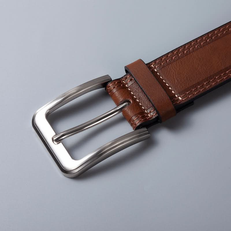 Men’s Classic Leather Belt – Adjustable 110-125cm