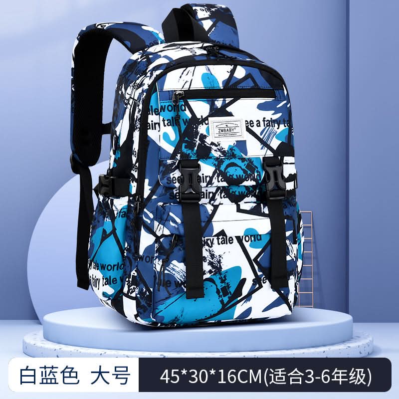 Waterproof Camouflage School Backpack for Boys - Lightweight School Bag