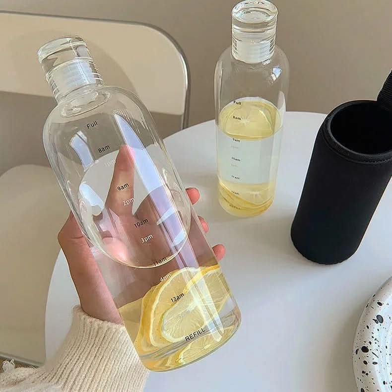 Transparent Water Bottle – Leak-Proof, Stylish & Travel-Friendly