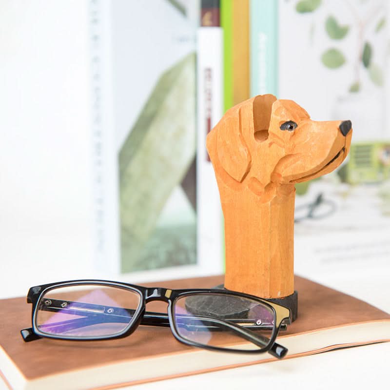 Creative Handmade Wooden Glasses Frame - Storage & Display Stand