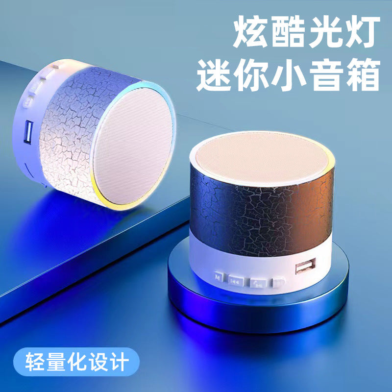 Bluetooth 5.0 Mini Speaker – Wireless Metal Portable Subwoofer with Voice Prompts