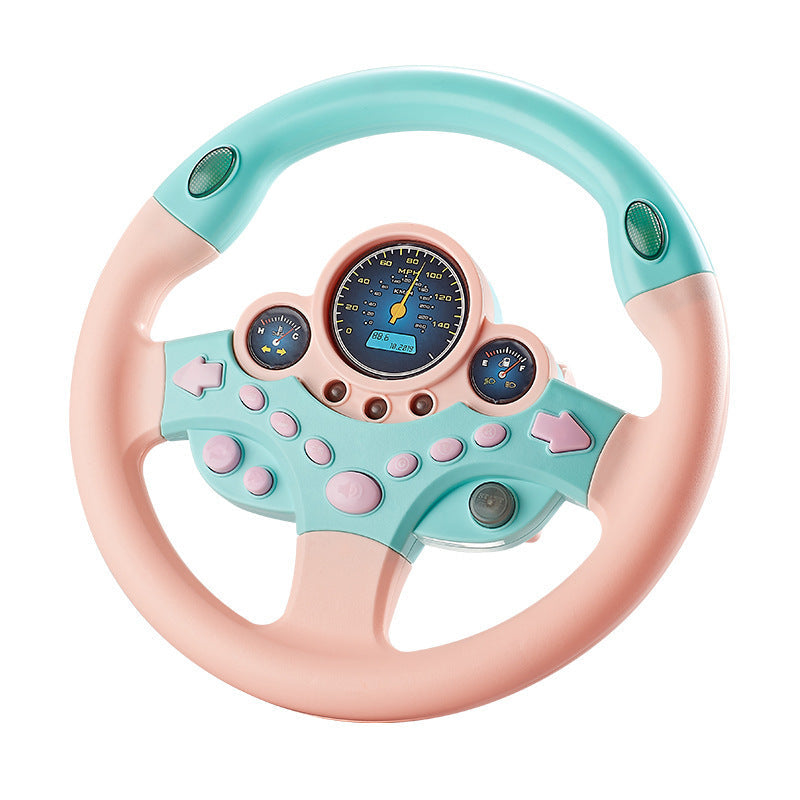 Interactive Baby Steering Wheel Toy with Lights & Sounds – Educational Car Simulator