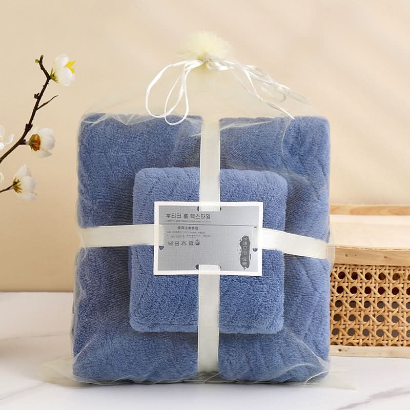 Coral Fleece Mother & Child Towel Set - 2-Piece Bath & Beach Towels