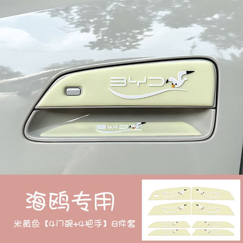 BYD Seagull Door Handle & Mirror Anti-Scratch Stickers – For Exterior Protection
