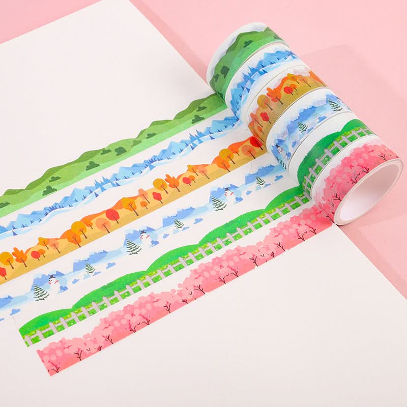 6 Rolls Dreamy Cloud Lace Tape Set
