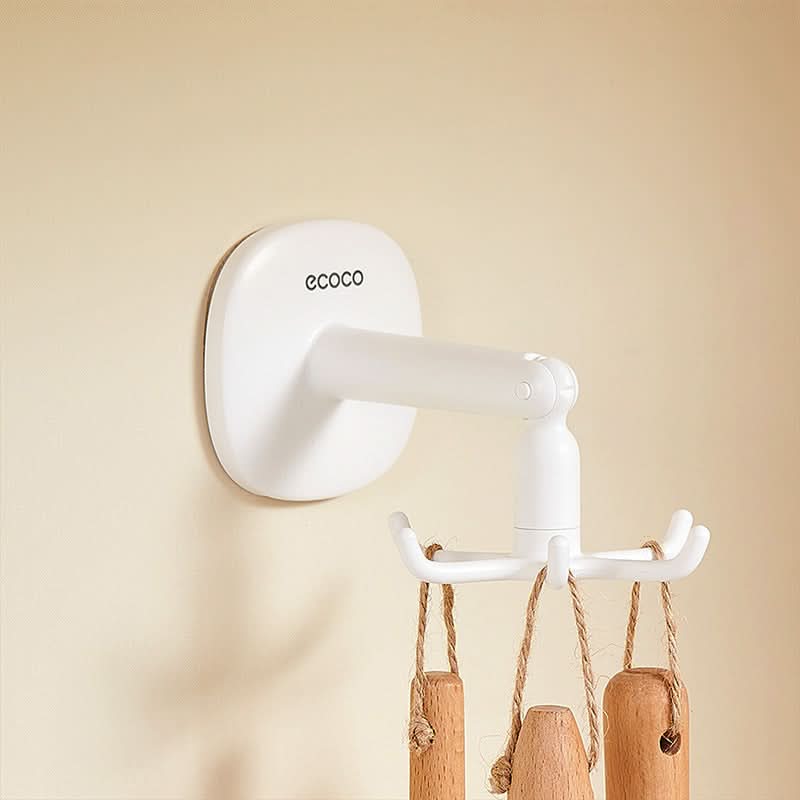 360° Rotating Kitchen Hooks – For Spoons, Towels & Utensils