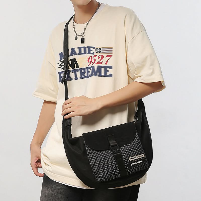 Unisex Dumpling Crossbody Bag - Waterproof Messenger Bag