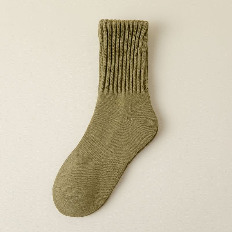 Women's Velvet Winter Socks - Mid-Tube Warmth