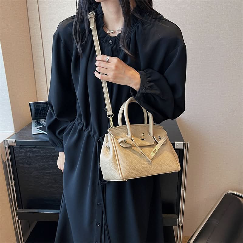 Women's Stylish PU Leather Kelly Bag – Elegant Crossbody Bag