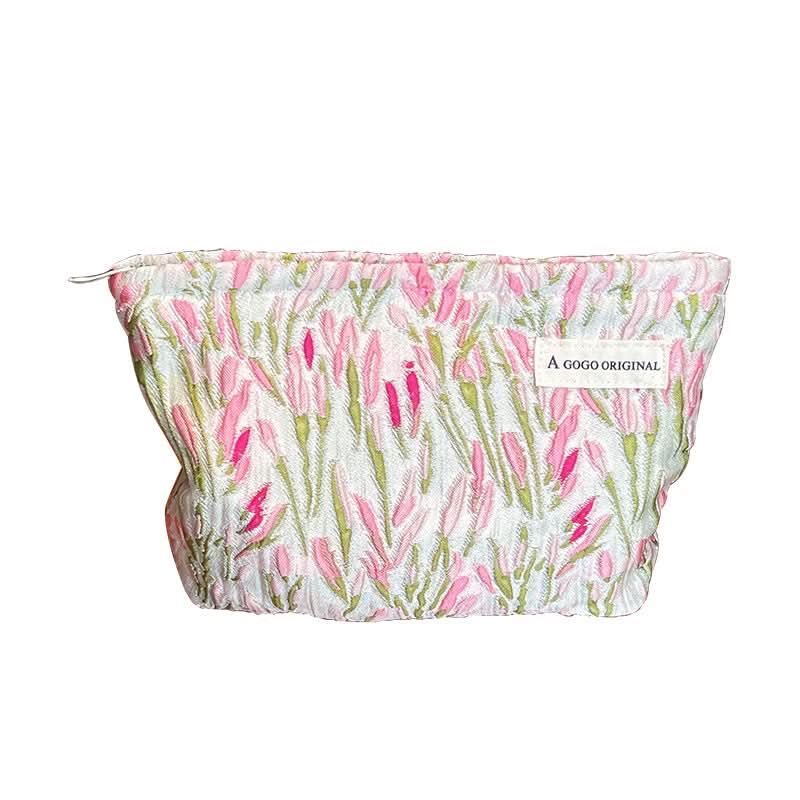 Tulip Cosmetic Bag – Large Capacity Travel Makeup Organizer for Women