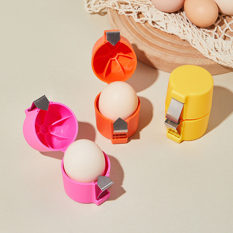 Portable Egg Shell Opener – Stainless Steel Egg Cracker & Separator for Easy Kitchen Prep
