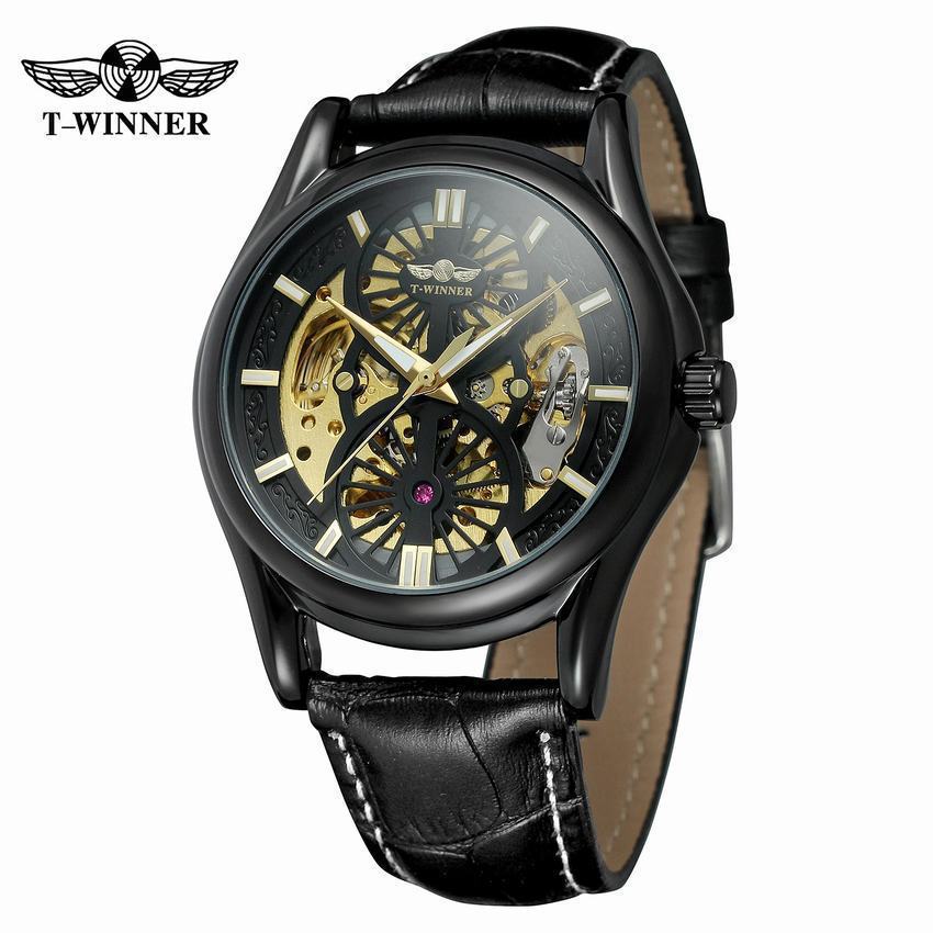 Winner Automatic Mechanical Watch for Men – Stainless Steel Business Timepiece