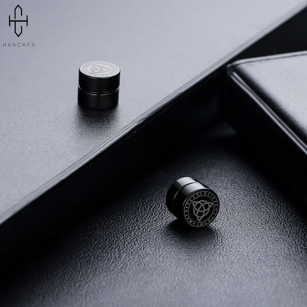 Trendy Magnetic Clip-On Earrings – Titanium Steel, No Piercing Unisex Jewelry