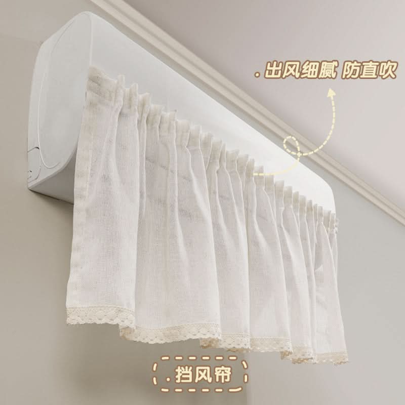 Air Conditioner Wind Shield – Summer Breeze Deflector & Dust Curtain for Cribs