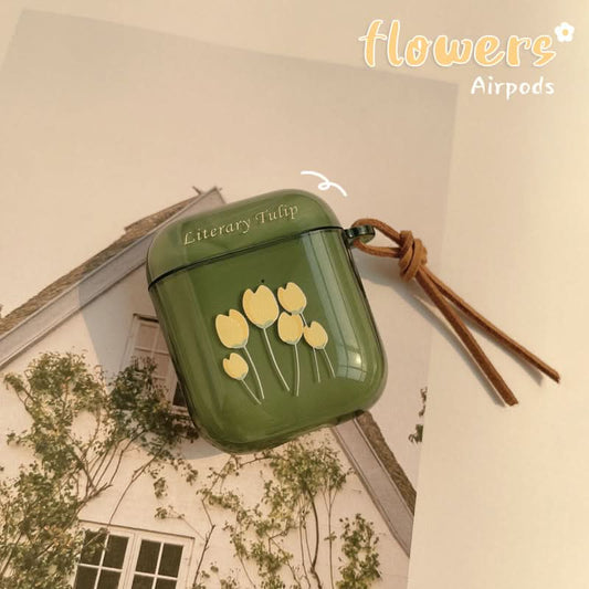 Green AirPods Case Cover - TPU