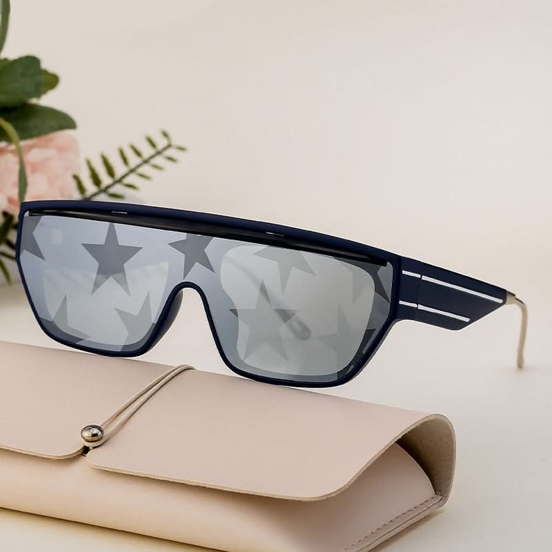 Fashion Square Frame Sports Sunglasses for Women – Trendy UV Protection Shades