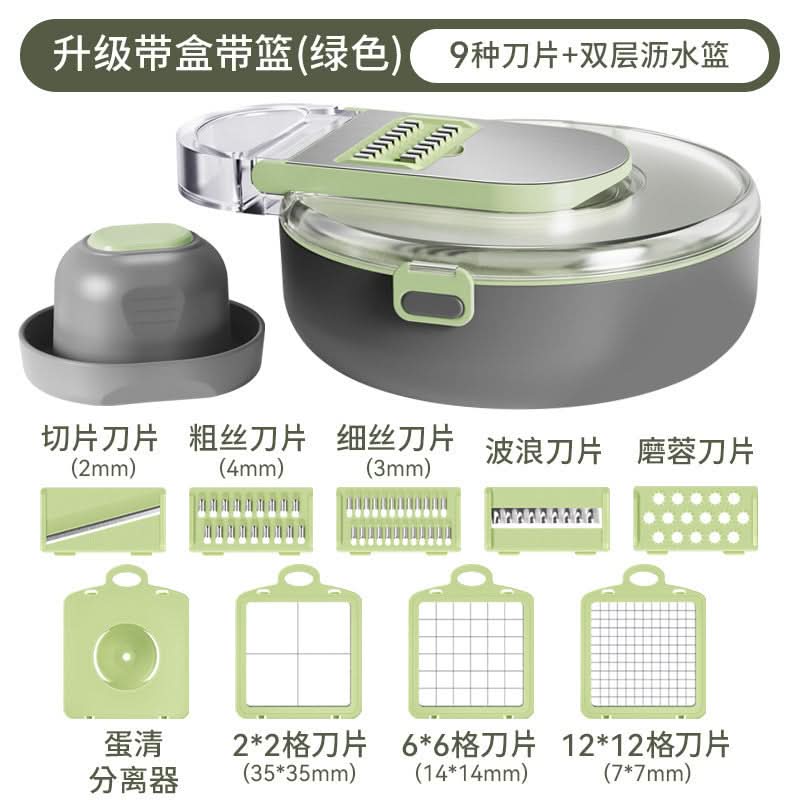 Multifunctional Vegetable Cutter and Grater Tool