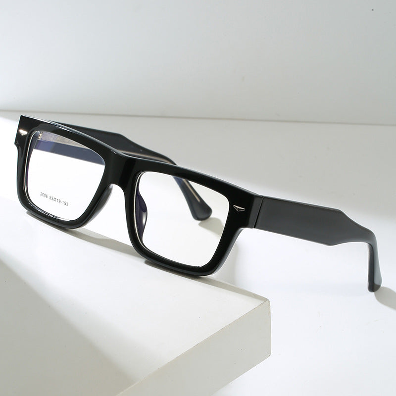 Ultra-Light Square Frame Sunglasses – Matte Black, Unisex Designer Style